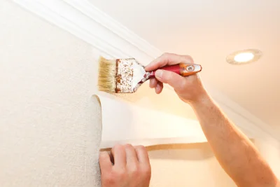 Pose de papier peint à Forléans — revêtements muraux et toiles de verre